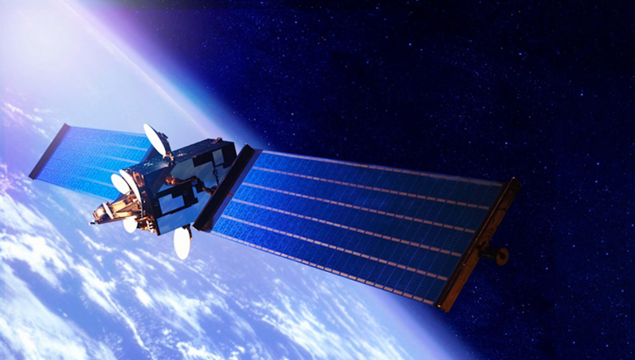 image of satellite in space