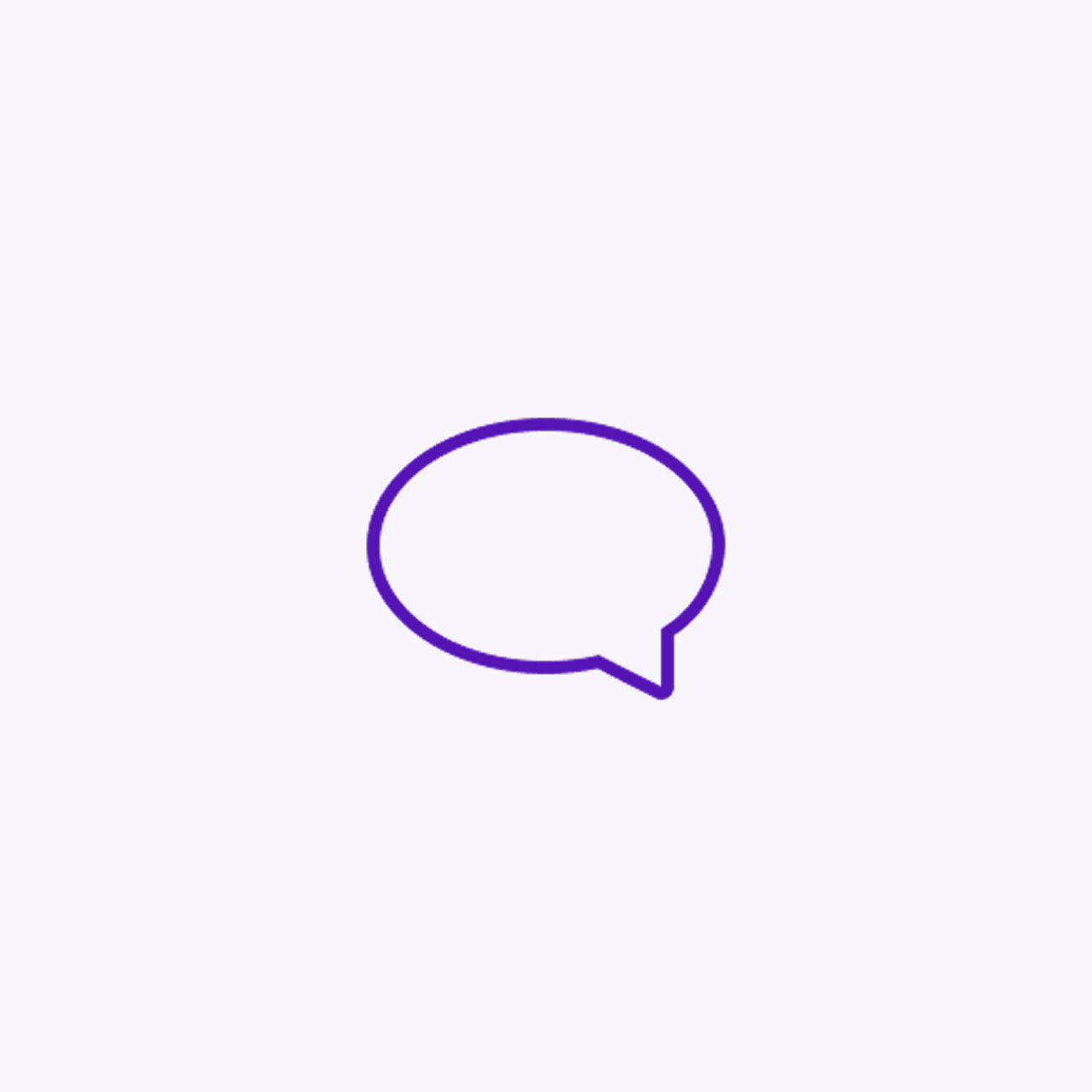 speech bubble icon