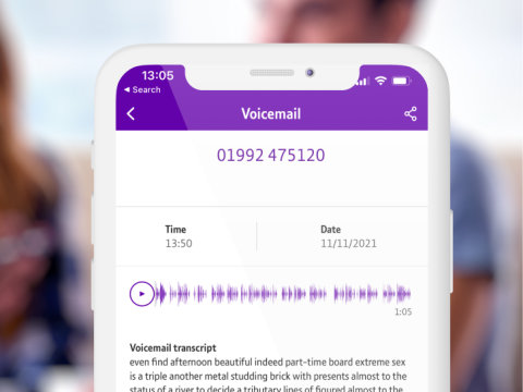 Turn your voicemails into easy-to-browse text.