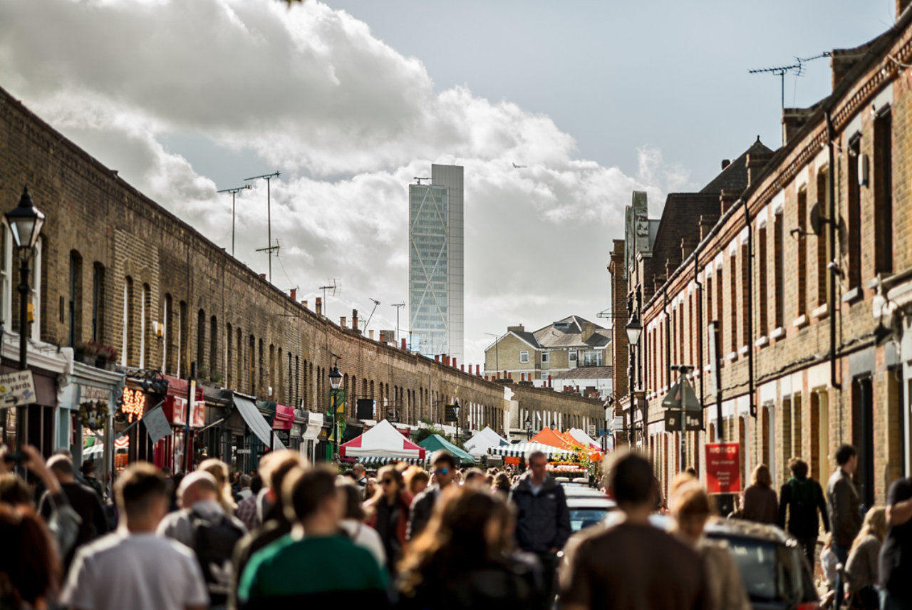 Columbia Road flower market