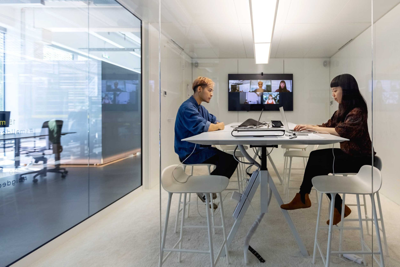 colleagues in a meeting