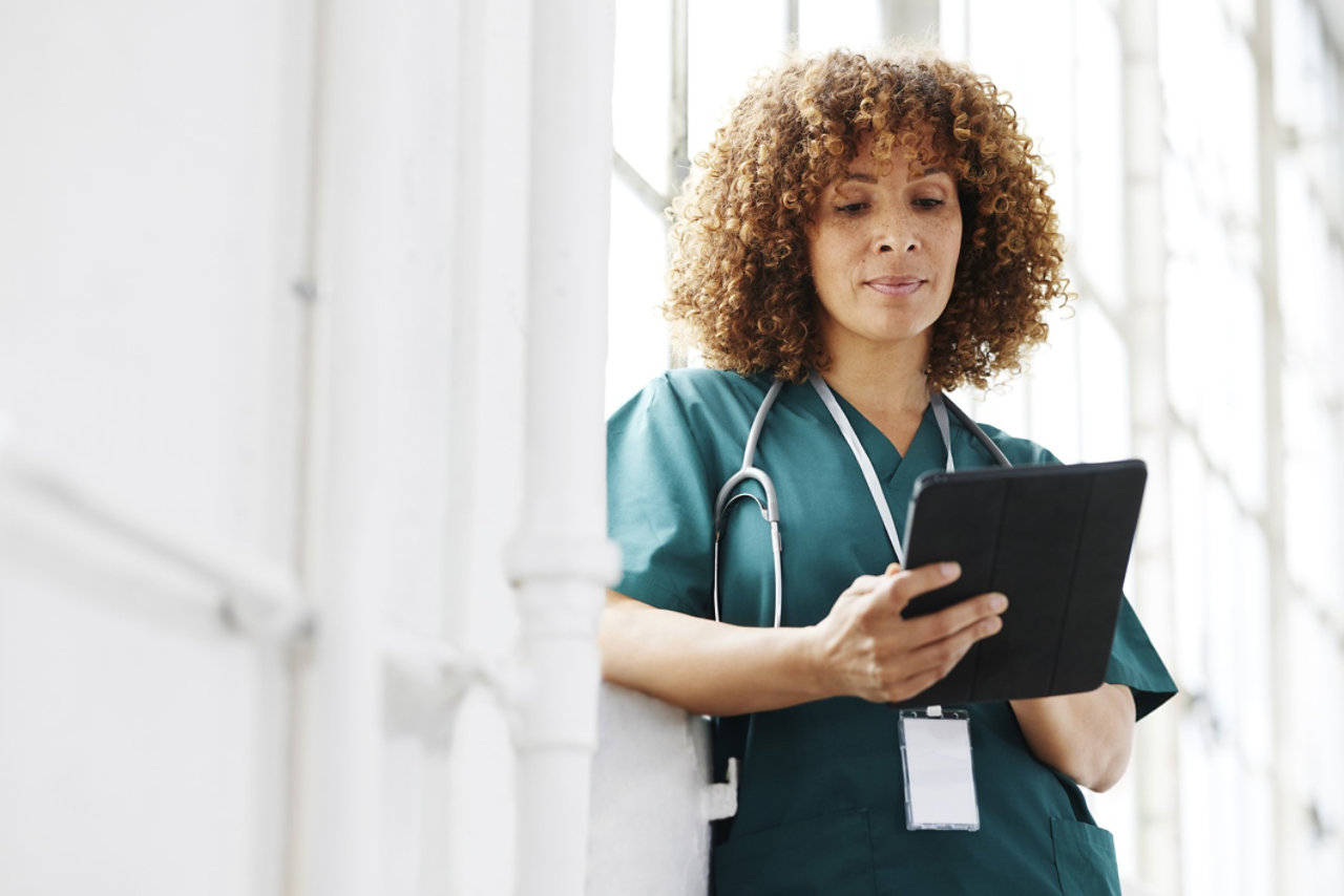 female healthcare. worker