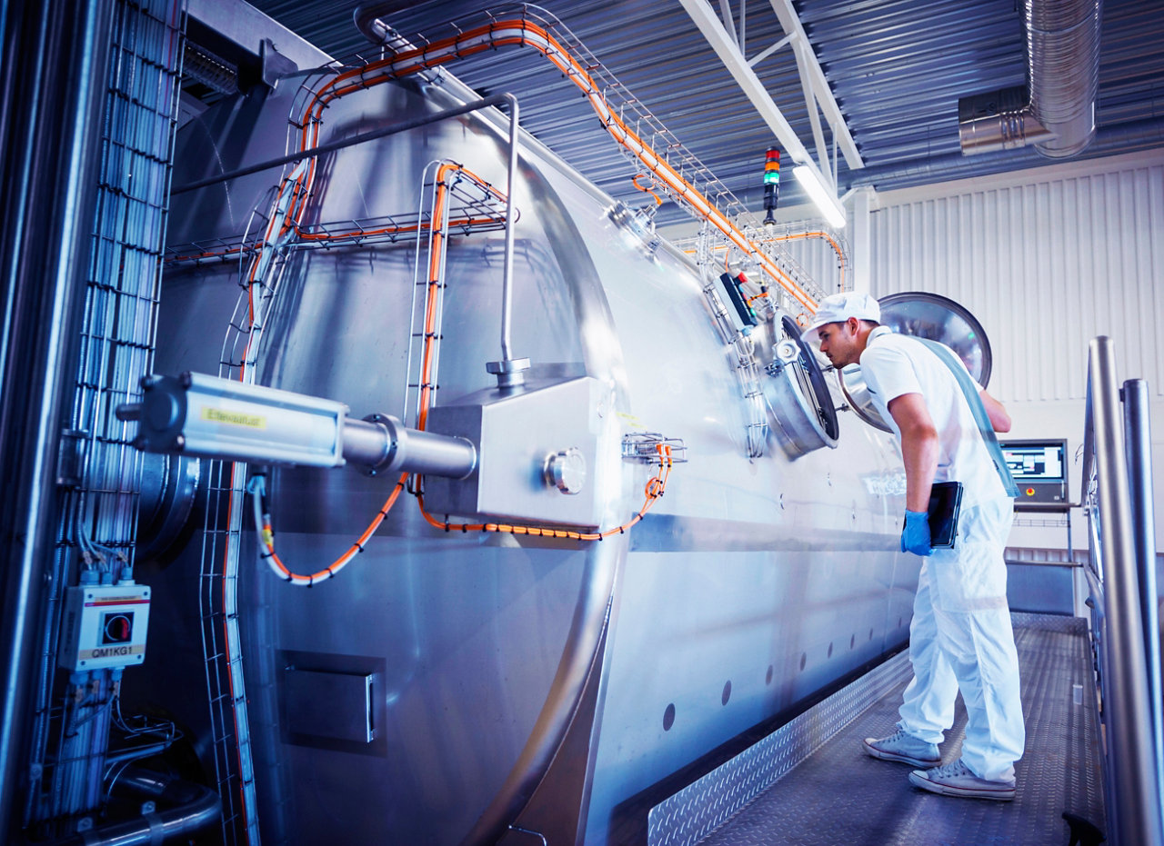 machine in factory