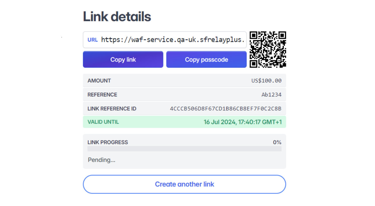 Payment link