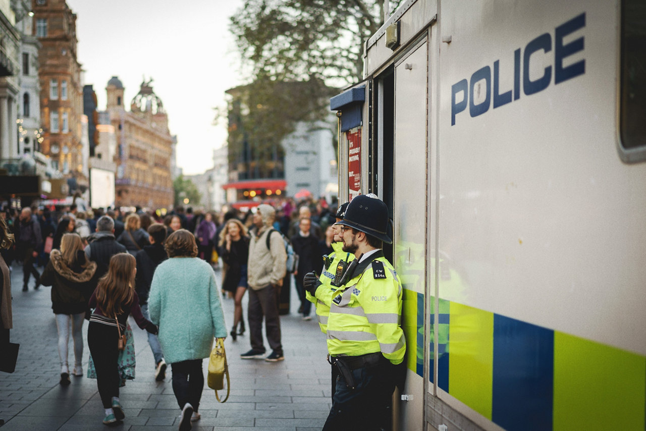 police on duty