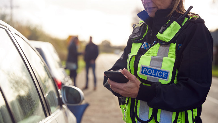 police ticket stop