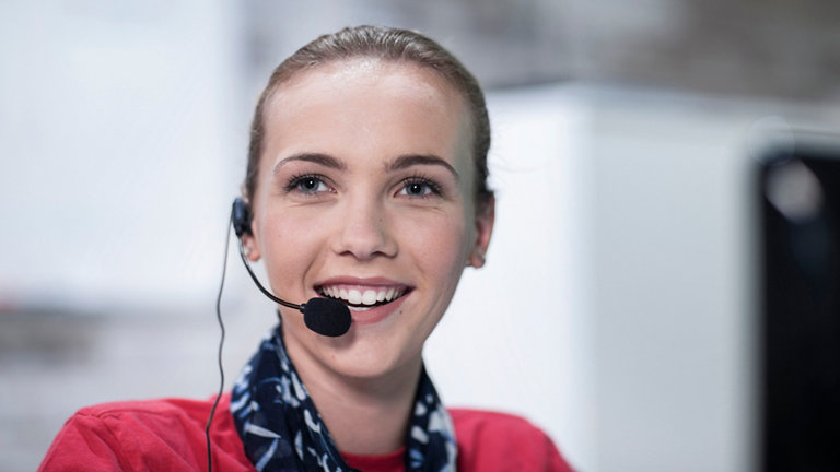female telephonist