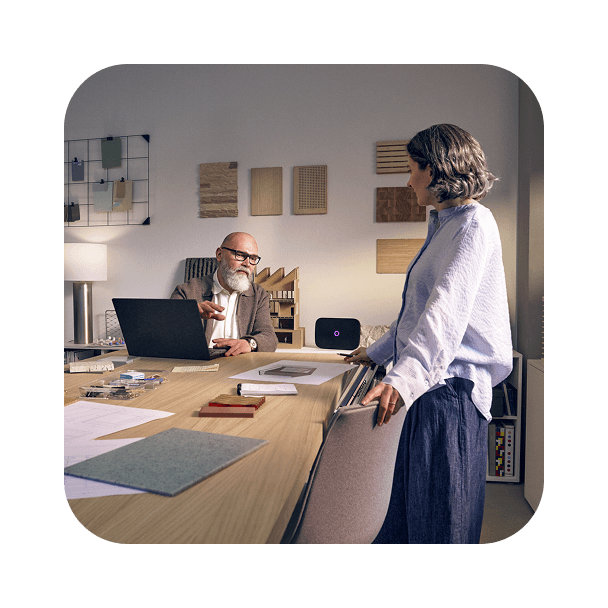 business people in an office meeting
