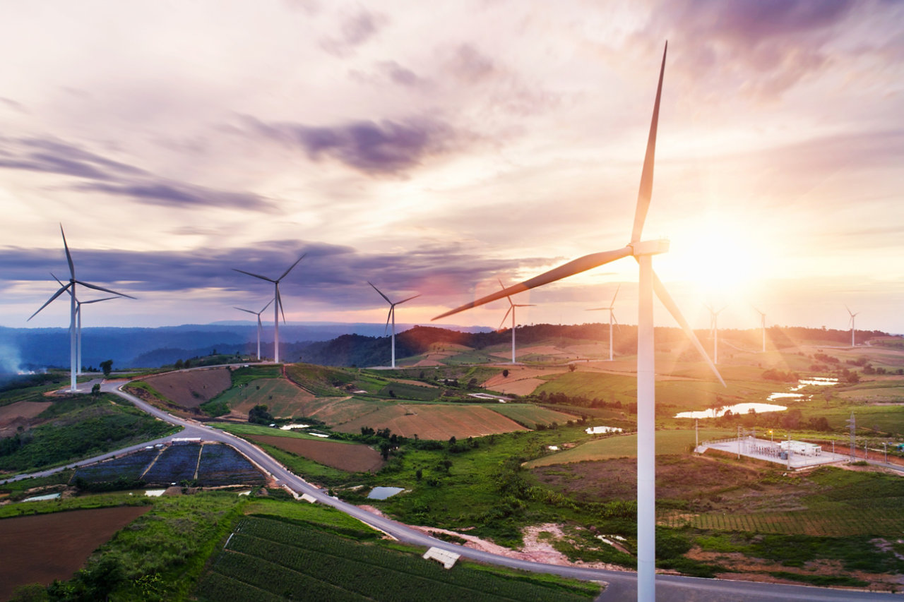 wind solar fans